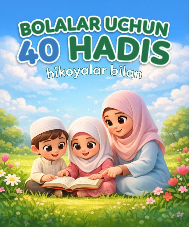 Bolalar uchun 40 hadis kitobi muqovasi